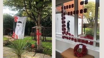 Remembrance Day commemorations at Shelton Lock